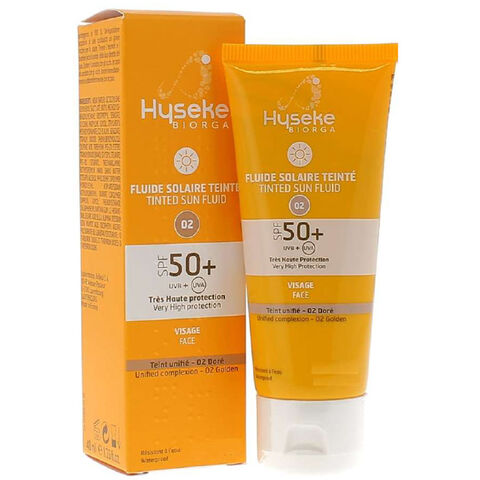 Hyseke Biorga Tinted Sun Fluid SPF 50+ Renkli Güneş Koruyucu No:02 Golden 40ml Hyseke Biorga Tinted Sun Fluid SPF 50+ Renkli Güneş Koruyucu No:02 Golden 40ml