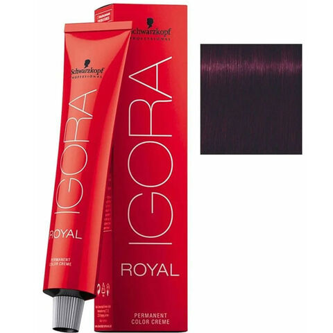 Igora Royal Permanet Color Creme - Saç Boyası No: 4-99 Kahve Yoğun Viyole 60ml Igora Royal Permanet Color Creme - Saç Boyası No: 4-99 Kahve Yoğun Viyole 60ml
