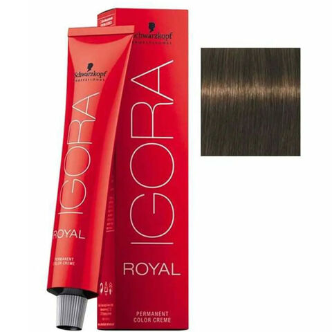 Igora Royal Permanet Color Creme - Saç Boyası No: 5-63 Açık Kahve Mat Çikolata 60ml Igora Royal Permanet Color Creme - Saç Boyası No: 5-63 Açık Kahve Mat Çikolata 60ml