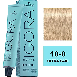 Igora Royal Highlifts Permanet Color Creme - Saç Boyası No: 10-0 Ultra Sarı 60ml - Igora