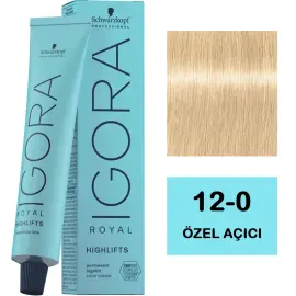 Igora Royal Highlifts Permanet Color Creme - Saç Boyası No: 12-0 Özel Açıcı 60ml - 1