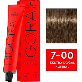 Igora Royal Permanet Color Creme - Saç Boyası No: 7-00 Ekstra Doğal Kumral 60ml - 1