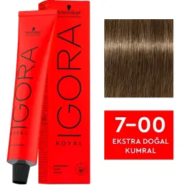 Igora Royal Permanet Color Creme - Saç Boyası No: 7-00 Ekstra Doğal Kumral 60ml - 1