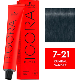 Igora Royal Permanet Color Creme - Saç Boyası No: 7-21 Kumral Sandre 60ml - Igora