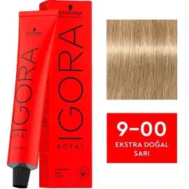 Igora Royal Permanet Color Creme - Saç Boyası No: 9-00 Sarı Ekstra Doğal 60ml - 1