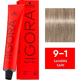 Igora Royal Permanet Color Creme - Saç Boyası No: 9-1 Sarı 60ml - Igora