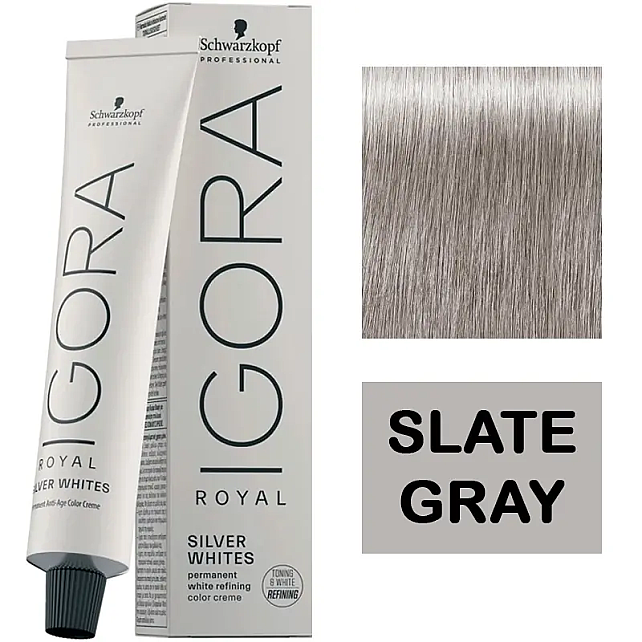 Igora Royal Silwerwhite Saç Boyası - Slate Grey 60ml - 1