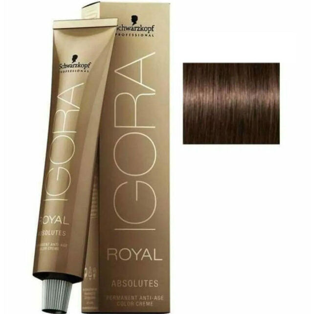 Igora Royal Absolutes Permanet Anti Age Saç Boyası No: 5-60 Açık Kahve Doğal Çikolata 60ml Igora Royal Absolutes Permanet Anti Age Saç Boyası No: 5-60 Açık Kahve Doğal Çikolata 60ml