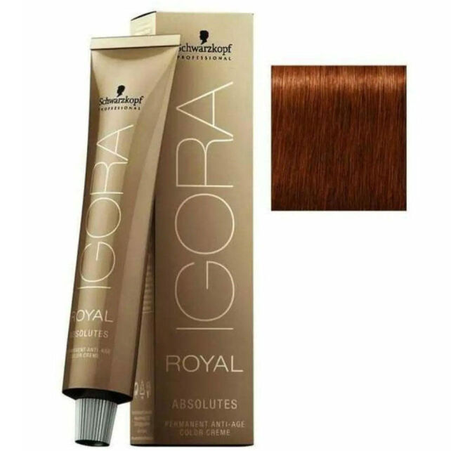Igora Royal Absolutes Permanet Anti Age Saç Boyası No: 6-70 Koyu Kumral Bakır Doğal 60ml Igora Royal Absolutes Permanet Anti Age Saç Boyası No: 6-70 Koyu Kumral Bakır Doğal 60ml
