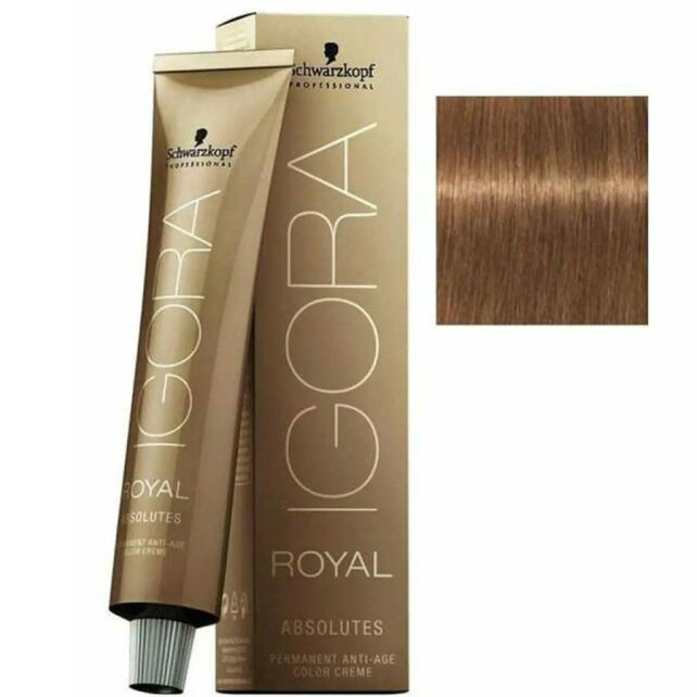 Igora Royal Absolutes Permanet Anti Age Saç Boyası No: 7-450 Orta Kumral Altın Karamel 60ml Igora Royal Absolutes Permanet Anti Age Saç Boyası No: 7-450 Orta Kumral Altın Karamel 60ml