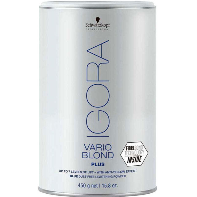 Igora Vario Blond Plus - Toz Saç Açıcı Mavi 450gr Igora Vario Blond Plus - Toz Saç Açıcı Mavi 450gr