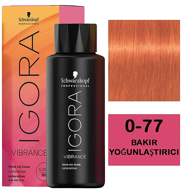 Igora Vibrance Copper Concentrat - Bakır Yoğunlaştırıcı No: 0-77 60ml - 1