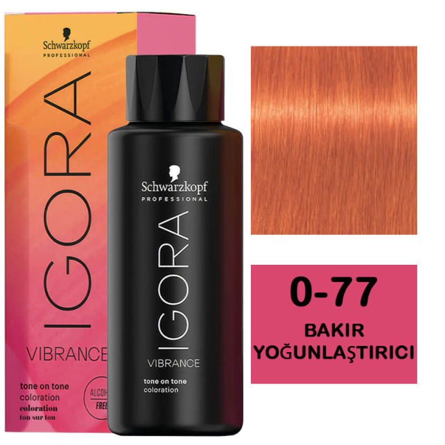 Igora Vibrance Copper Concentrat - Bakır Yoğunlaştırıcı No: 0-77 60ml - 1