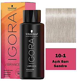 Igora Vibrance Tone On Tone Coloration - Saç Boyası No: 10-1 Tonlayıcı Sandre 60ml - Igora