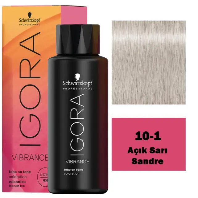 Igora Vibrance Tone On Tone Coloration - Saç Boyası No: 10.1 Tonlayıcı Sandre 60ml - 1