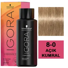 Igora Vibrance Tone On Tone Coloration - Saç Boyası No: 8-0 Açık Kumral 60ml - 1