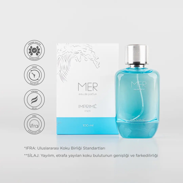 Imprime Men Mer EDP - Erkek Parfüm 100ml - 3
