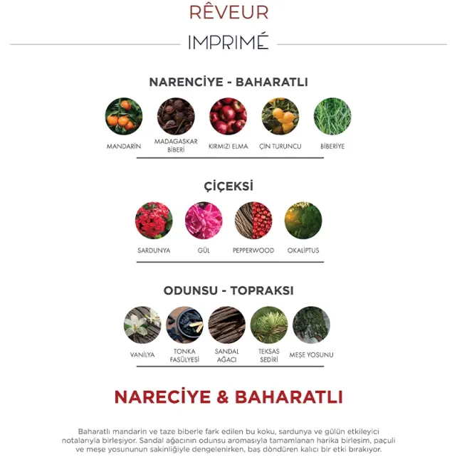 Imprime Unisex Reveur EDP - Kadın ve Erkek Parfümü 100ml - 4