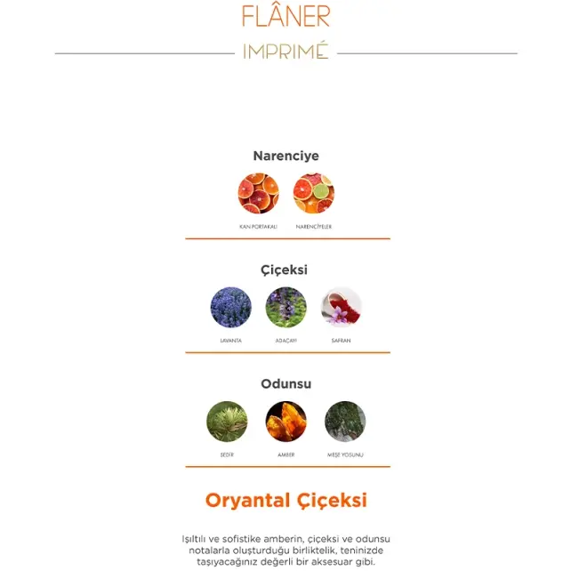 Imprime Women Flaner EDP - Kadın Parfümü 50ml - 4