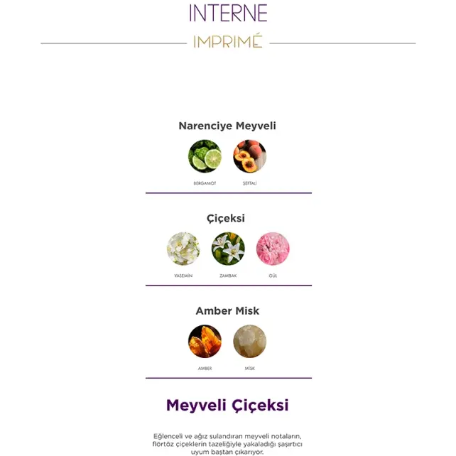 Imprime Women Interne EDP - Kadın Parfümü 50ml - 4