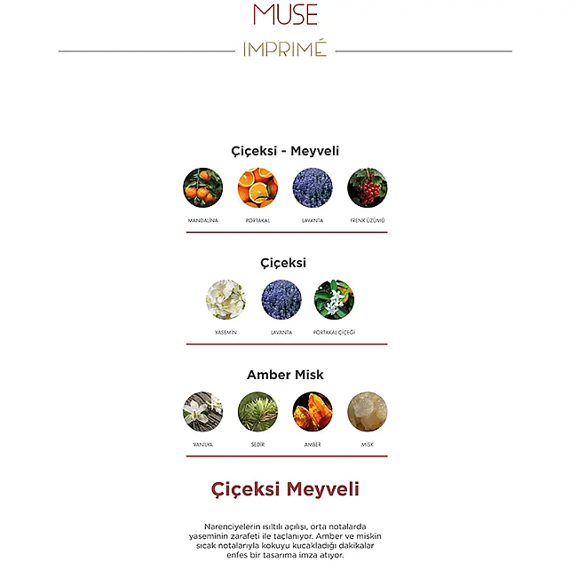 Imprime Women Muse EDP - Kadın Parfüm 50ml - 4