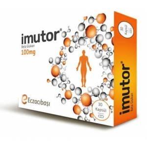 Imutor Beta Glukan 100 mg 30 Kapsül Imutor Beta Glukan 100 mg 30 Kapsül