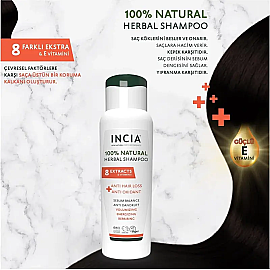 Incia Anti Hair Loss Anti Oxidant - Saç Dökülmesine Karşı Doğal Şampuan 275ml - 4