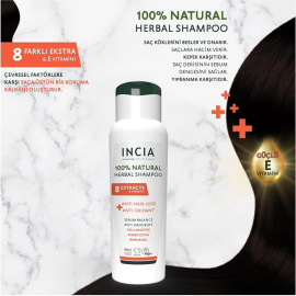 Incia Anti Hair Loss Anti Oxidant - Saç Dökülmesine Karşı Doğal Şampuan 275ml - 4