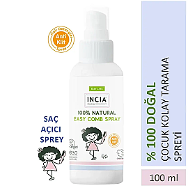 Incia Baby Care Natural Easy Comb - Kolay Saç Tarama Spreyi 100ml - 5