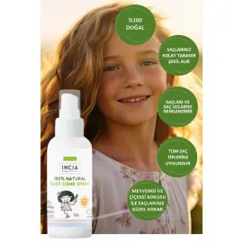 Incia Baby Care Natural Easy Comb - Kolay Saç Tarama Spreyi 100ml - 3