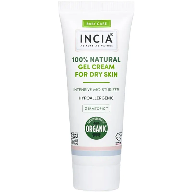 Incia Baby Care Natural Gel Cream For Dry Skin - Nemlendirici Bebek Kremi 60ml