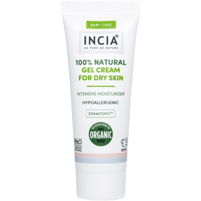 Incia Baby Care Natural Gel Cream For Dry Skin - Nemlendirici Bebek Kremi 60ml - 1
