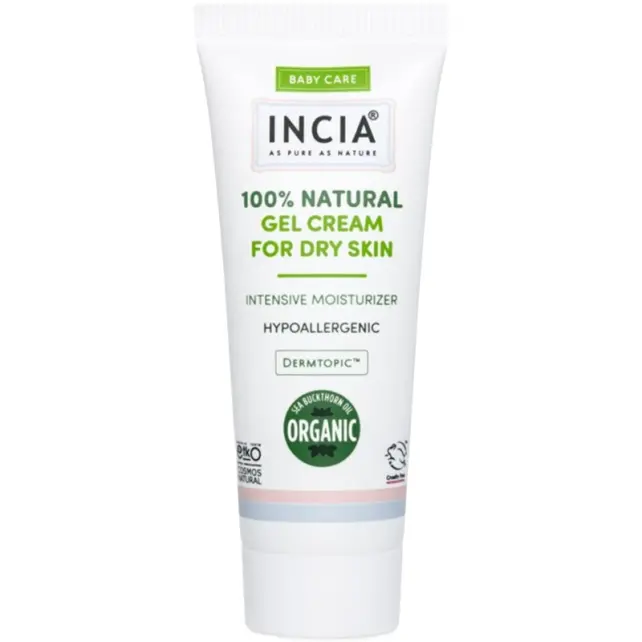 Incia Baby Care Natural Gel Cream For Dry Skin - Nemlendirici Bebek Kremi 60ml - 1