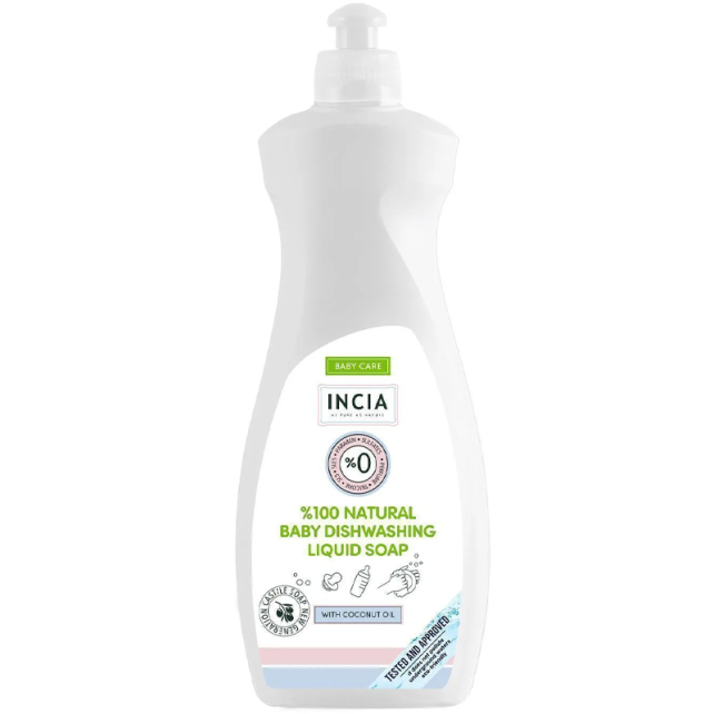 Incia Baby Dishwashing Liquid Soap - Doğal Bebek Bulaşık Sabunu 500ml - 1