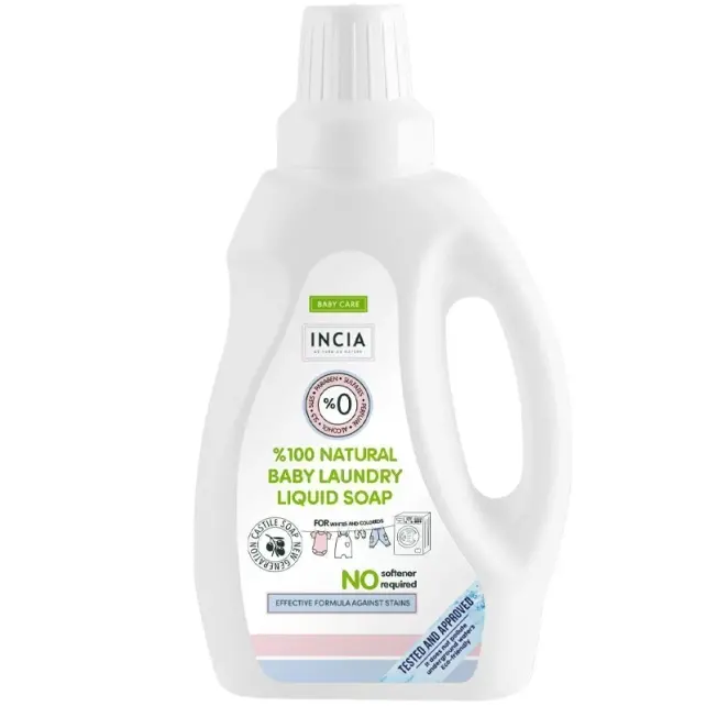 Incia Baby Laundry Liquid Soap - Bebek Çamaşır Sabunu 750ml - 1