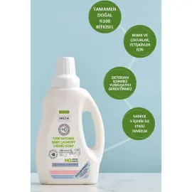 Incia Baby Laundry Liquid Soap - Bebek Çamaşır Sabunu 750ml - 3