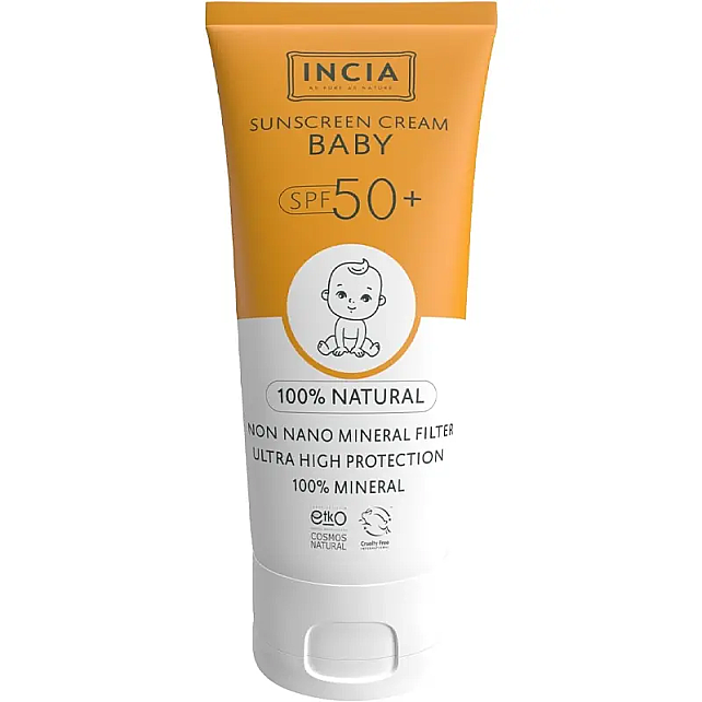 Incia Baby Sunscreen Cream SPF 50+ Bebek Güneş Kremi 50ml - 1