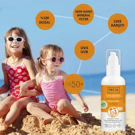 Incia For Family Sunscreen Lotion SPF 50+ Tüm Aile Güneş Koruyucu Losyon 100ml - 3