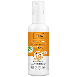 Incia For Family Sunscreen Lotion SPF 50+ Tüm Aile Güneş Koruyucu Losyon 100ml - Incia
