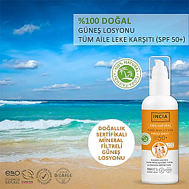 Incia For Family Sunscreen Lotion SPF 50+ Tüm Aile Güneş Koruyucu Losyon 100ml - 2