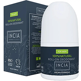 Incia For Men Natural - Doğal Roll-On Deodorant 50ml - İncia
