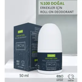 Incia For Men Natural - Doğal Roll-On Deodorant 50ml - 4