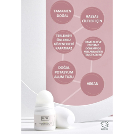Incia For Sensitive Skin Natural - Hassas Cilt Doğal Roll-On Deodorant 50ml - 2