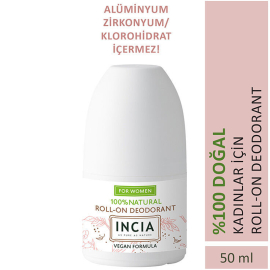 Incia For Women Natural - Doğal Roll-On Deodorant 50ml - 4