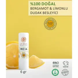 Incia Kids Lip Balm Cheerful Lemon - Limonlu Besleyici Dudak Kremi 6g - 2