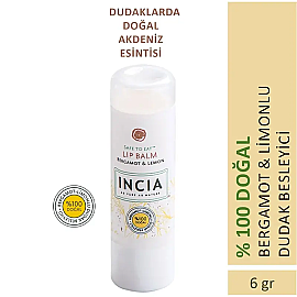 Incia Kids Lip Balm Cheerful Lemon - Limonlu Besleyici Dudak Kremi 6gr - 5
