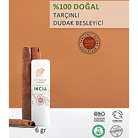 Incia Lip Balm Cinnamon - Tarçınlı Besleyici Dudak Kremi 6gr - 3