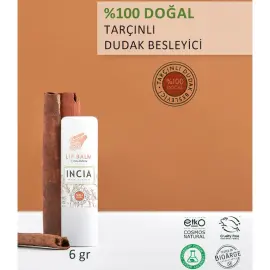 Incia Lip Balm Cinnamon - Tarçınlı Besleyici Dudak Kremi 6gr - 3