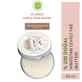 Incia Natural Coconut Oil Butter - Doğal Hindistan Cevizi Yağlı Nemlendirici 50ml - 4
