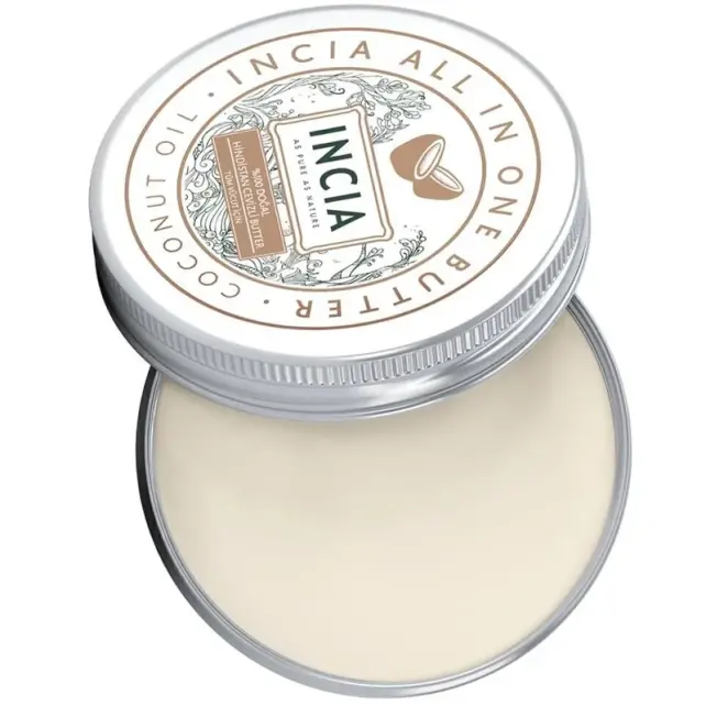 Incia Natural Coconut Oil Butter - Doğal Hindistan Cevizi Yağlı Nemlendirici 50ml - 1